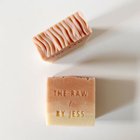 紐西蘭 The Raw By Jess - 粉紅礦物泥與葡萄柚手工皂